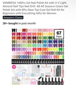 Gel nail polish kit