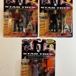 Lot Of 11 Star Trek Action Figures (Sold As Lot)