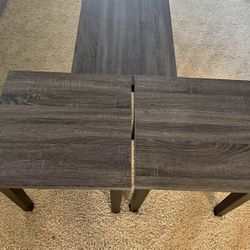 Coffee Table And 2end Tables 