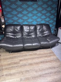 2  leather couches