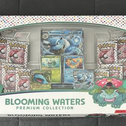 Brand New Unopened Pokemon Scarlet And Violet 151 Blooming Waters Premium Collection Box - $120