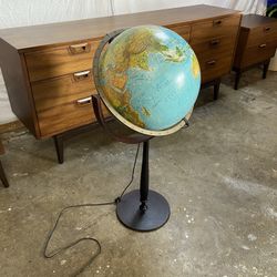 Vintage World Globe 