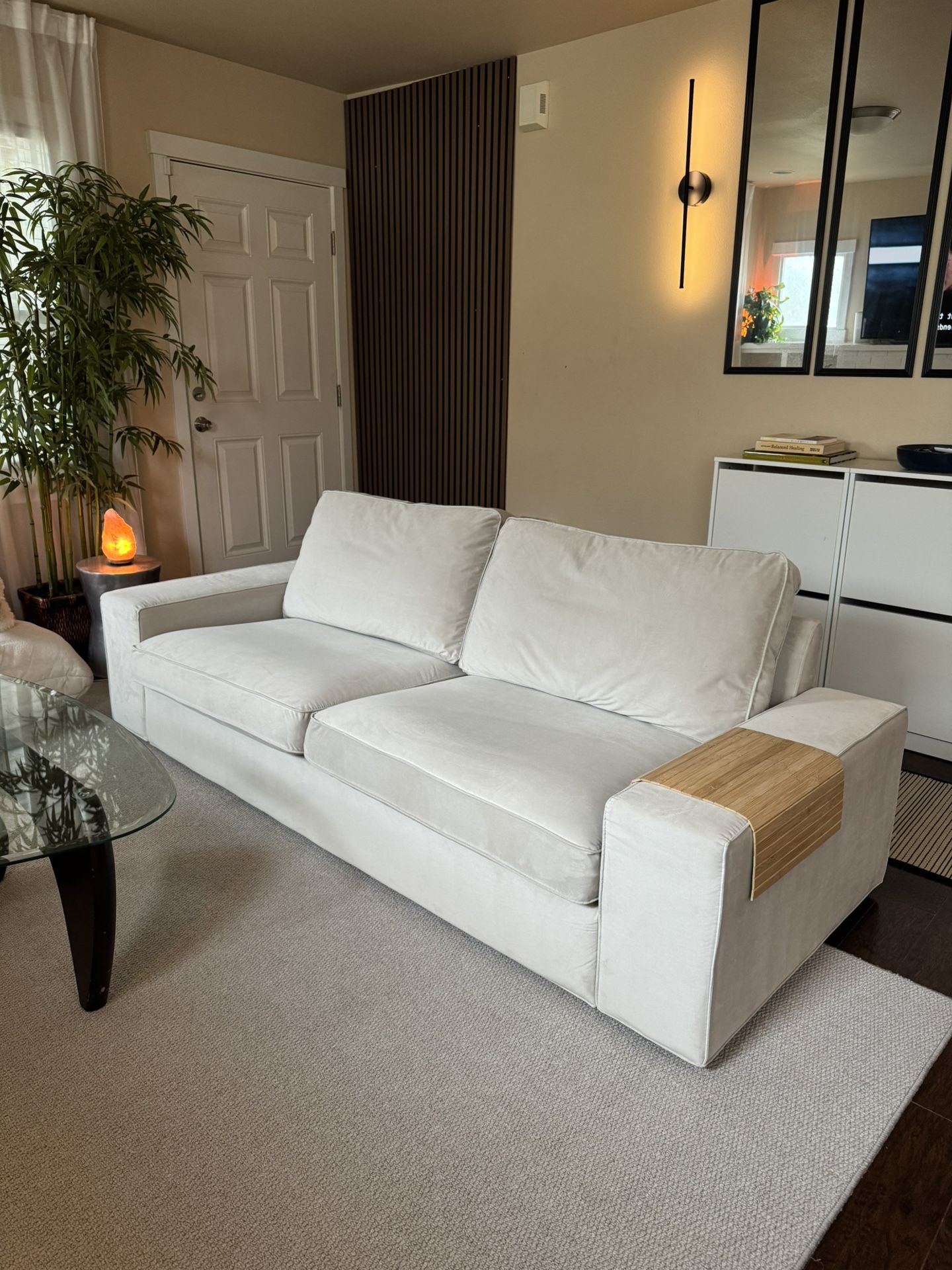 Beige Couch(FREE DELIVERY)