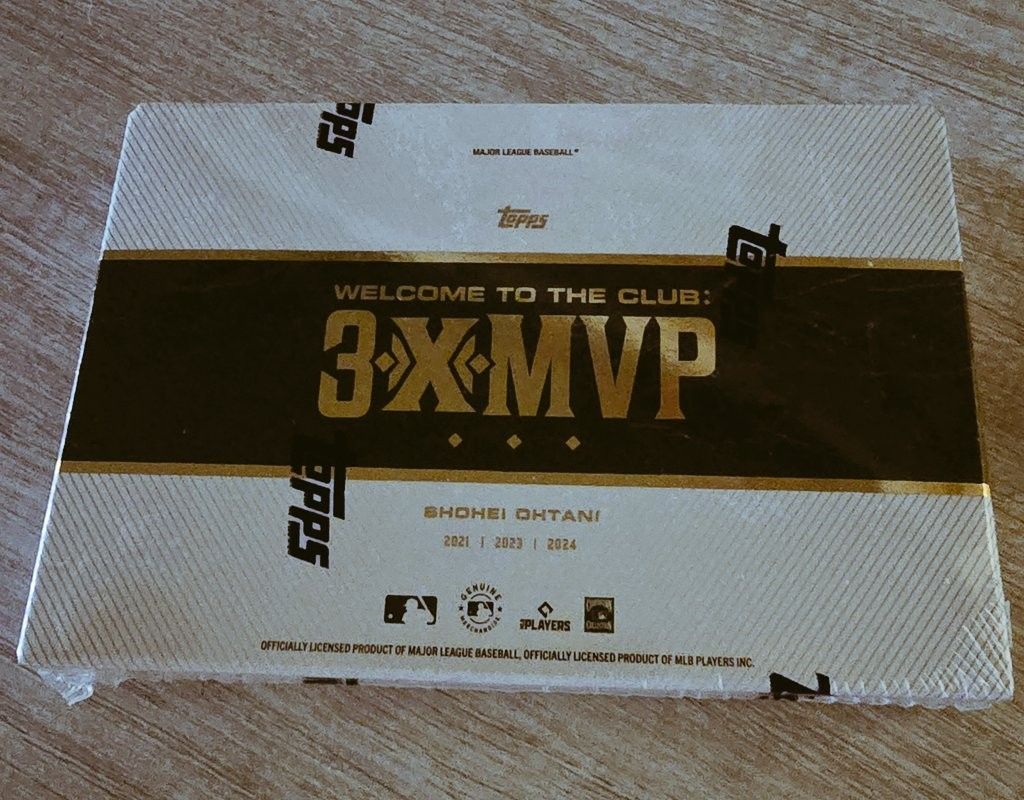 2025 Topps Welcome to the Club: 3X MVP Sealed Box