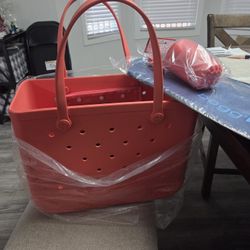 XL Bogg Bag New With Cooler Insert And Cup Holder