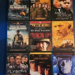 DVD Movies - A Mix of 22 Great Military, Action & Monster Movies