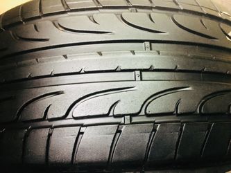 21” 2 used tires 275/40ZR21 Dunlop