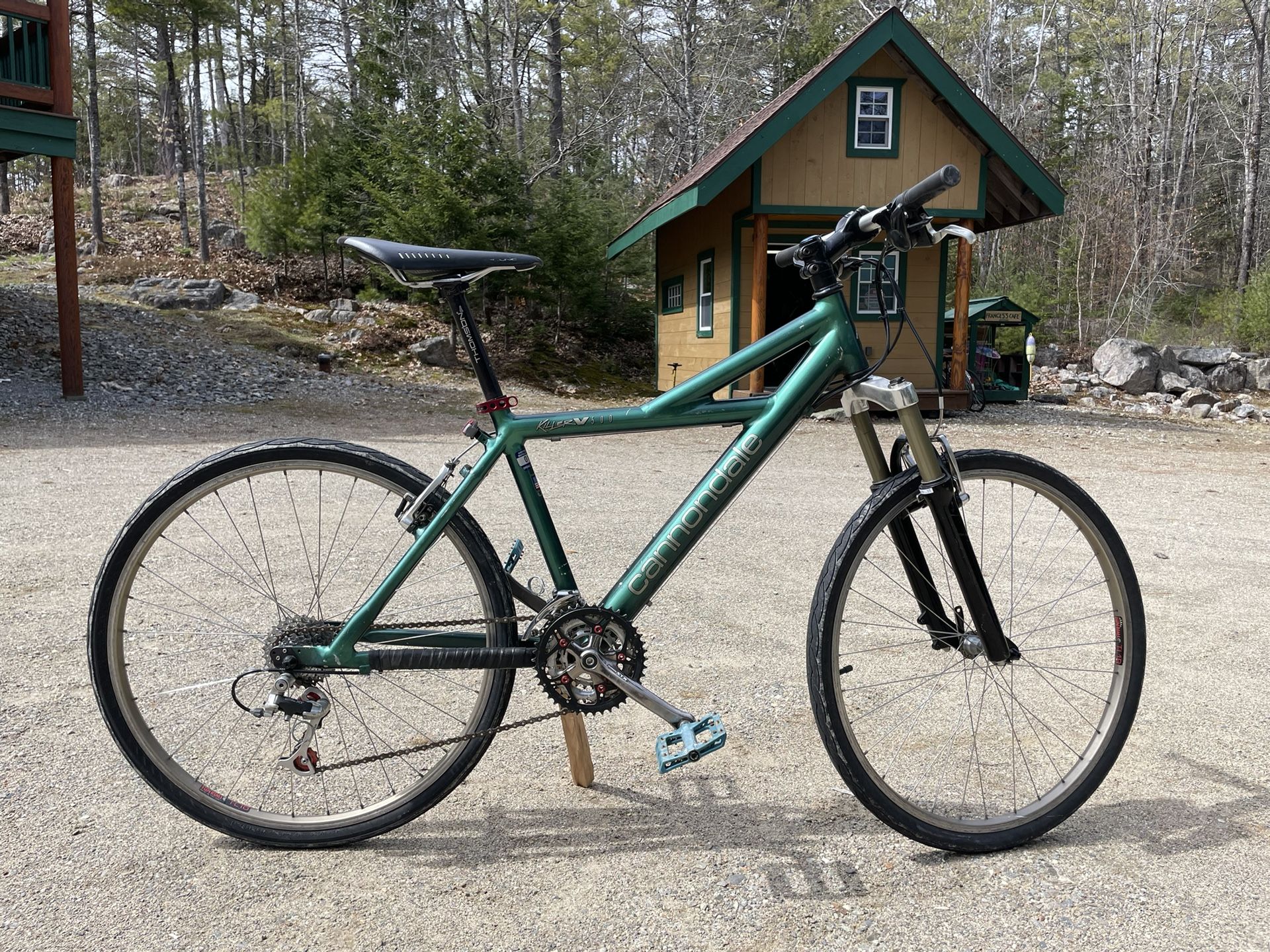 cannondale vintage usa made killer v 500 small frame mtb bike