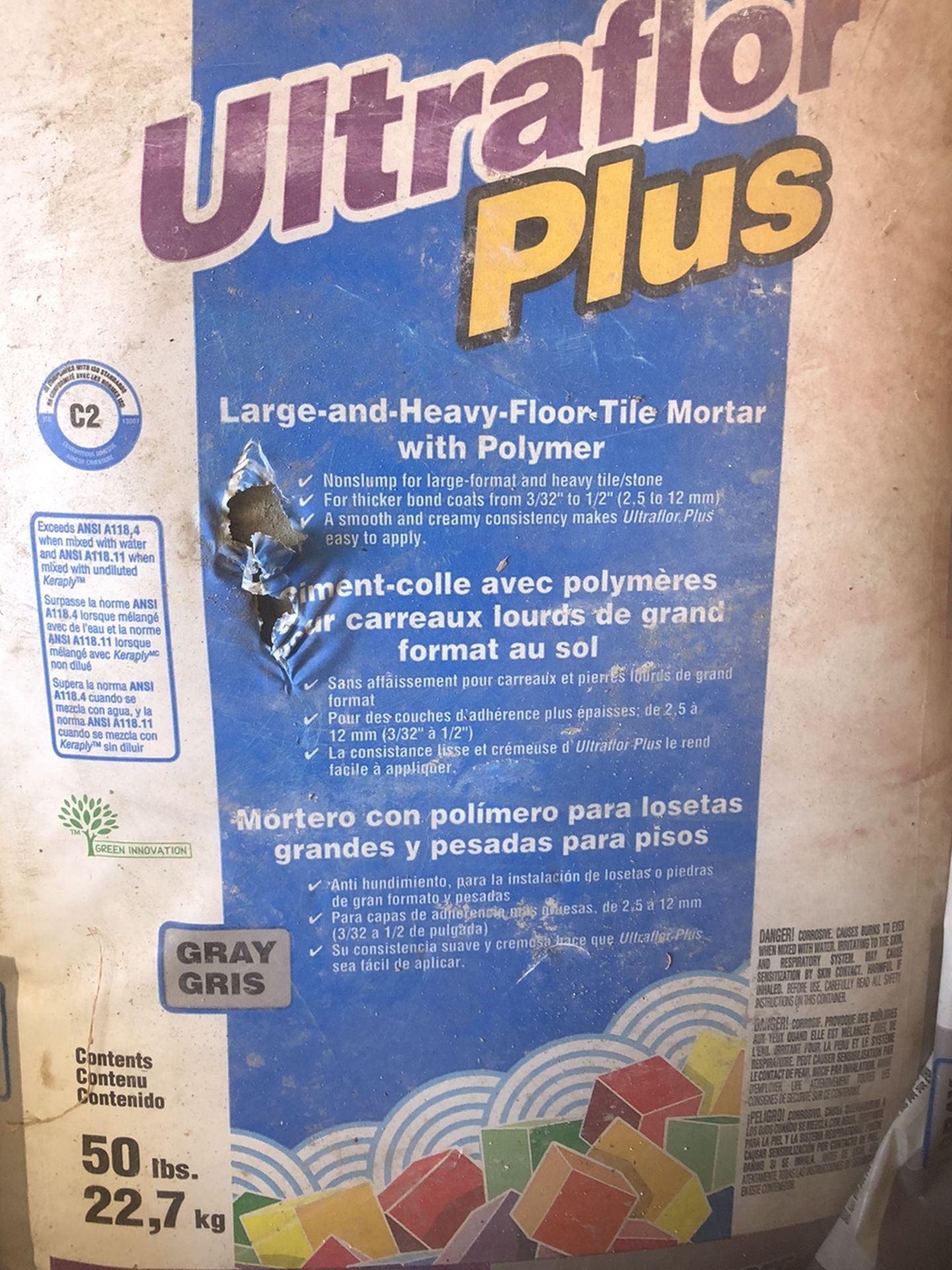 Brand New Large And Heavy Floor Tile Mortar Polymer