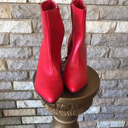 Red Booties 7/8