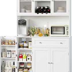 Kitchen Cainet w/Wine Rack & Drawer