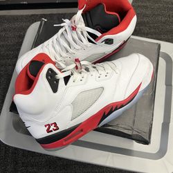 Fire Red 5s 