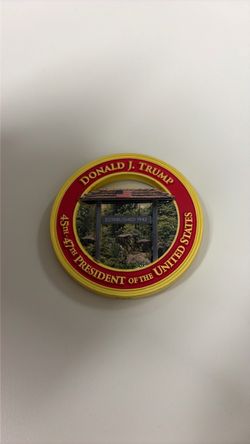 Donald J. Trump Presidential Retreat Thurmont, MD Challenge Coin – 45th & 47th President