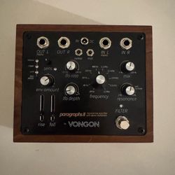 Vongon Paragraph II low pass filter