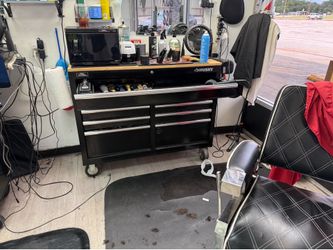 Barber equipment, tool box