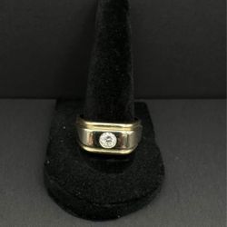 40pt diamond in 10k yellow gold band