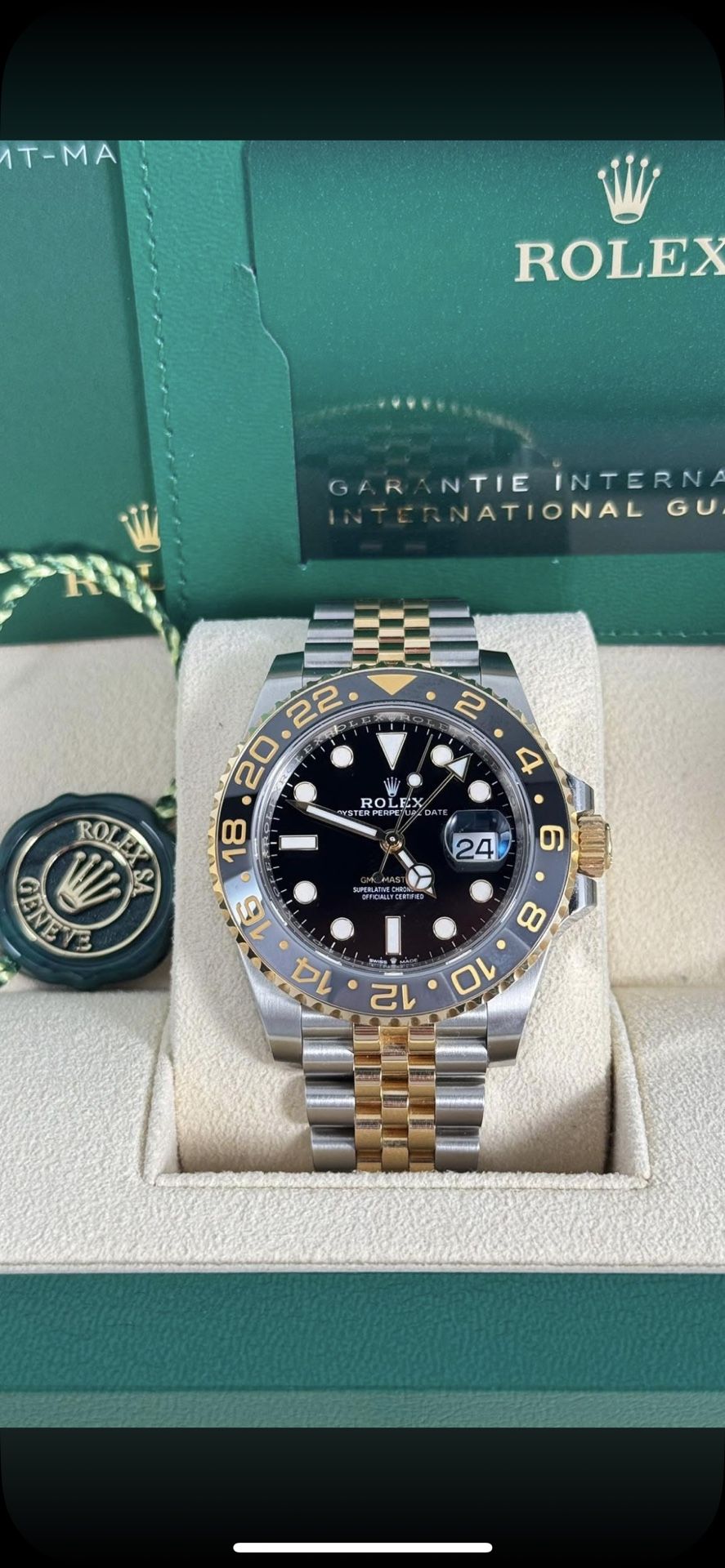 2025 Rolex 126713GRNR GMT-Master II Zombie  (FULL SET)