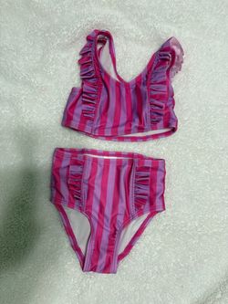 Girls Two-Piece Ruffle Bikini Swimsuit