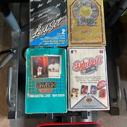 Baseball Basketball Cards, Factory, Sealed Boxes, All Different Prices