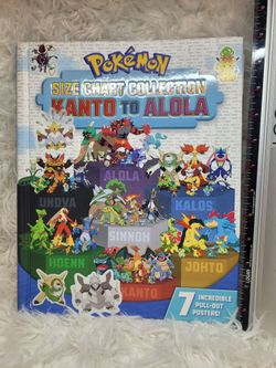 Pokémon Size Chart Collection: Kanto to Alola Book