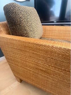 Leopard print chair