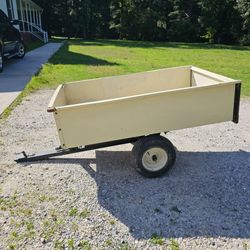 Agri-Fab 17 Cu Ft Heavy Duty Steel Dump Cart Trailer – 1,200 lb Capacity *Great Bridge*