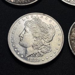 1880 O Morgan Dollar XF EF Extremely Fine 90% Silver $1 US Coin Collectible