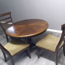 Table And Three Chairs For Sale 