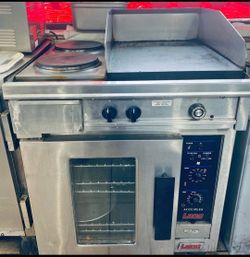 Commercial Grill Lang w/ 2 side Burner, 3 prong connector!!
