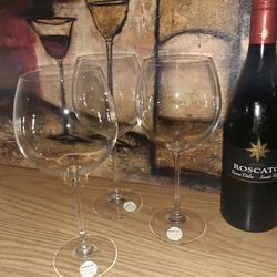 Princess house set de 3 copas para Vino