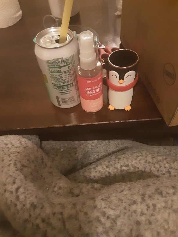 Brand New BATH And Body Spray Sanitizer Penguin Set 