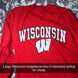 Wisconsin long sleeve shirt