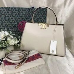 Tory Burch Eleanor Spazzolato Satchel Bag