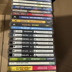 Karaoke 23 CD Lot All Great Condition Various Genres