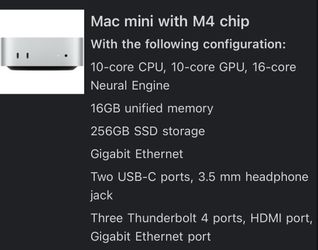 Mac mini with M4 chip