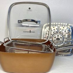 Copper Chef  Deep Frying Pan and deep fry basket