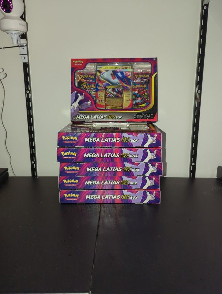6x Pokemon TCG cards Mega Latias EX Box