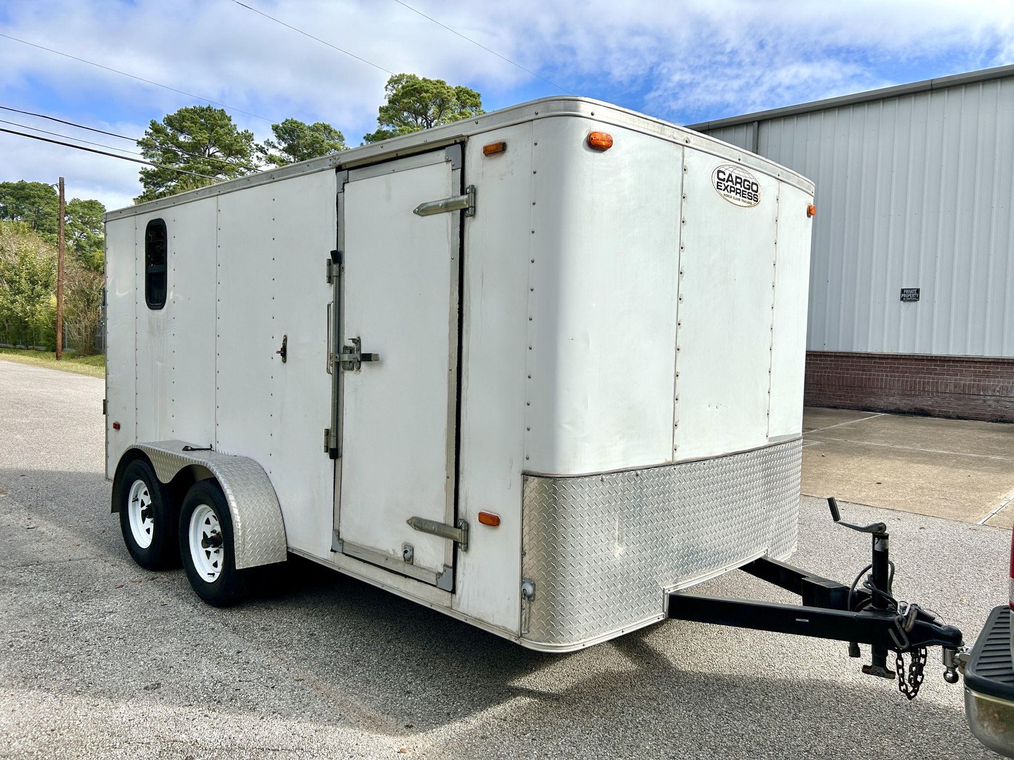 14 FT Enclosed Trailer With Ramp