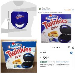 Brand new Hostess Twinkies Maker. Opened box but never got to use it.