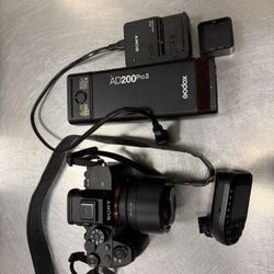 Sony A7 RV, Lens, Trigger And flash