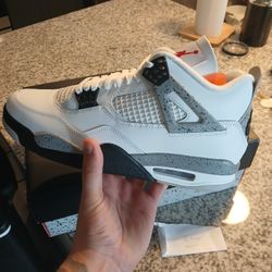 Jordan 4  White Cement 
