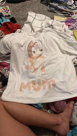 Bluey Mom T Shirt Chili 