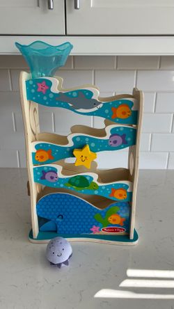 Melissa and Doug rubble wooden ocean slide