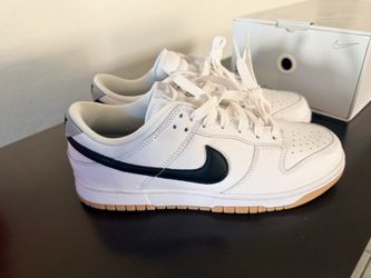 Nike Dunk Low – White/Black with Gum Soles – Brand New