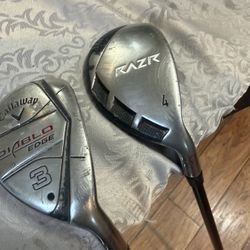 Callaway hybrid golf clubs set of 2 #3 & #4 hybrid Callaway golf clubs