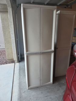 Tall storage hard plastic shelves