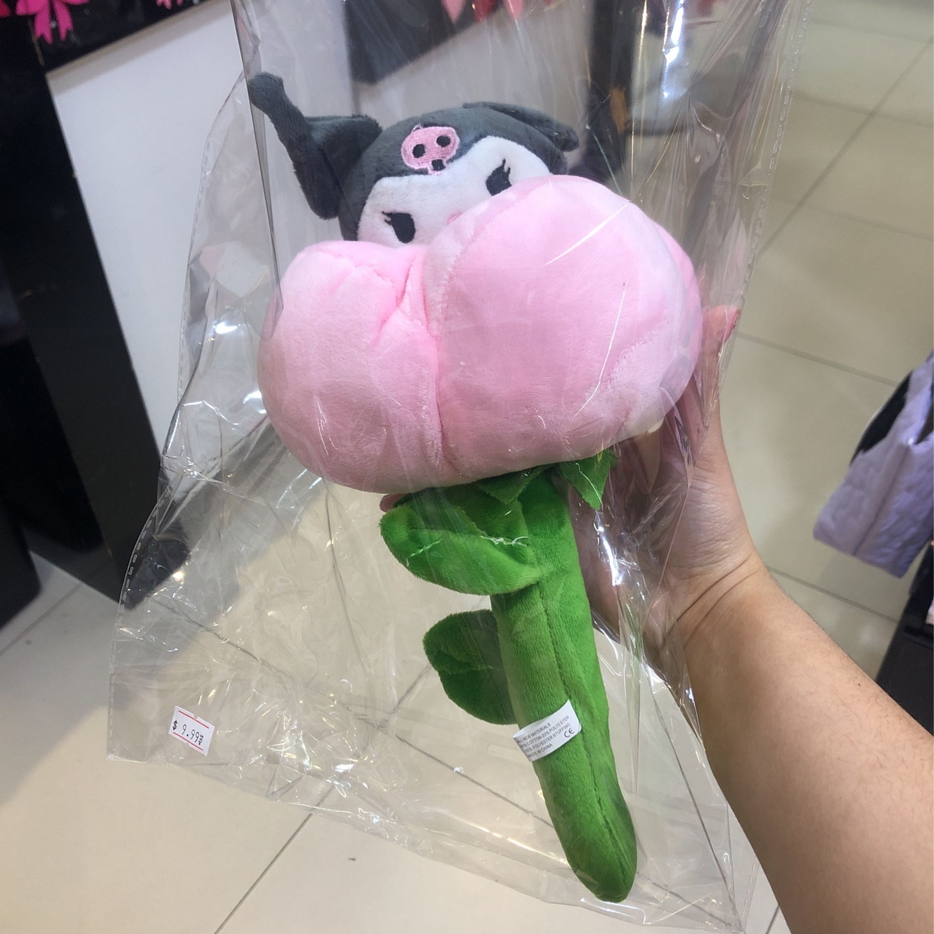 Kuromi Flower Plushie 