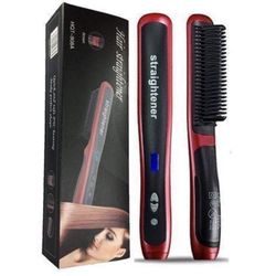 Hair straightener Durable Electric Straight Hair Comb Brush 