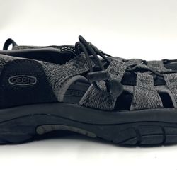 Keen Men Size 9 Newport H2 Sport Sandals Waterproof Hiking Camping Gray Black