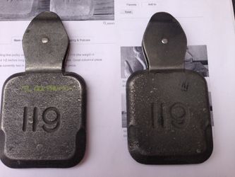 Vintage Lead Trolling Line Pulley weight